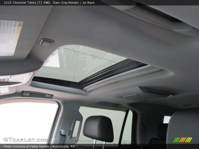Slate Gray Metallic / Jet Black 2015 Chevrolet Tahoe LTZ 4WD