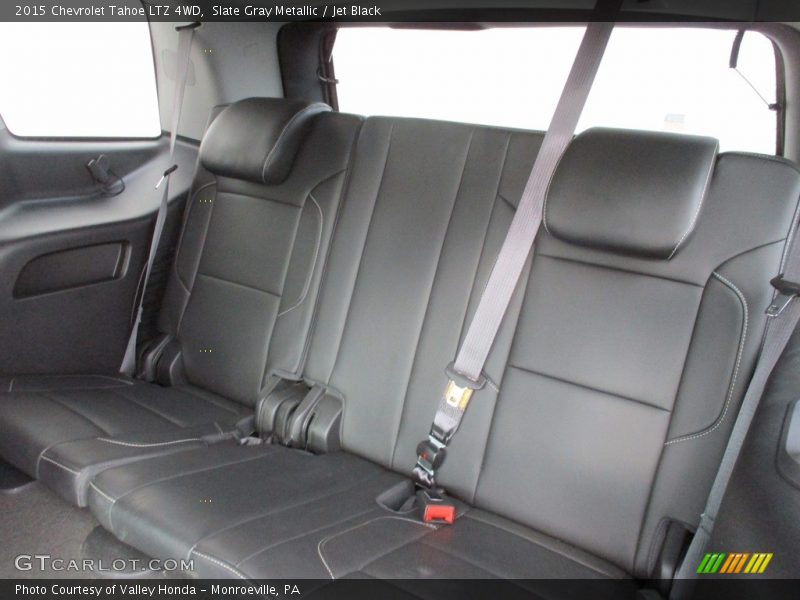 Slate Gray Metallic / Jet Black 2015 Chevrolet Tahoe LTZ 4WD