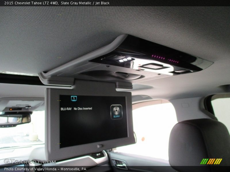 Slate Gray Metallic / Jet Black 2015 Chevrolet Tahoe LTZ 4WD