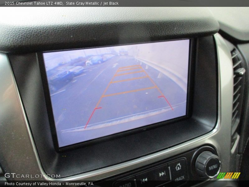 Slate Gray Metallic / Jet Black 2015 Chevrolet Tahoe LTZ 4WD