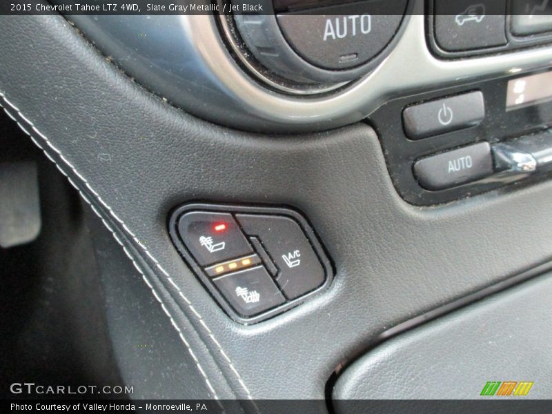 Slate Gray Metallic / Jet Black 2015 Chevrolet Tahoe LTZ 4WD