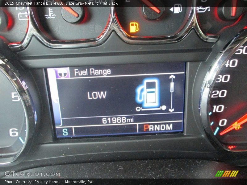 Slate Gray Metallic / Jet Black 2015 Chevrolet Tahoe LTZ 4WD