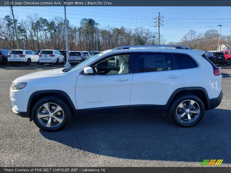 Bright White / Black/Ski Grey 2019 Jeep Cherokee Limited 4x4
