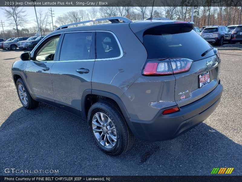 Sting-Gray / Black 2019 Jeep Cherokee Latitude Plus 4x4