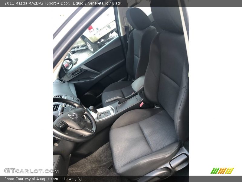 Liquid Silver Metallic / Black 2011 Mazda MAZDA3 i Sport 4 Door