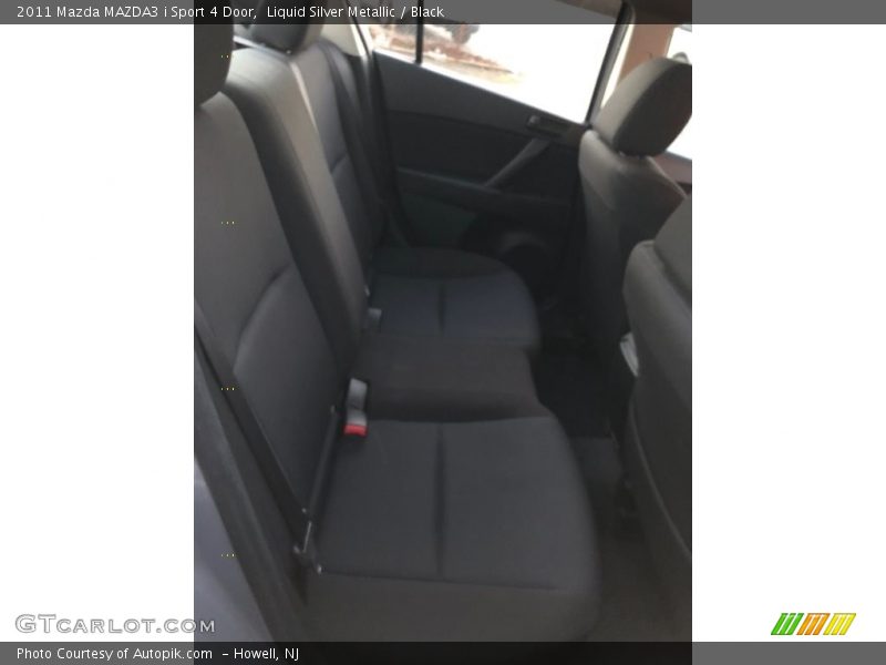 Liquid Silver Metallic / Black 2011 Mazda MAZDA3 i Sport 4 Door