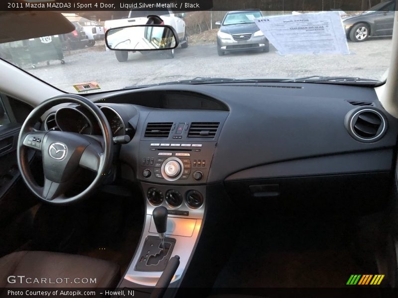 Liquid Silver Metallic / Black 2011 Mazda MAZDA3 i Sport 4 Door