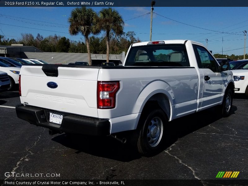 Oxford White / Earth Gray 2019 Ford F150 XL Regular Cab