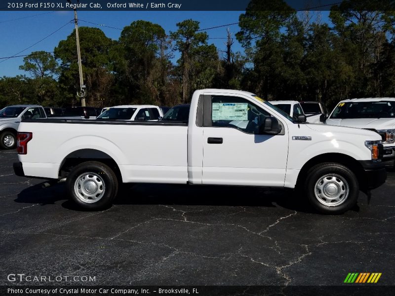 Oxford White / Earth Gray 2019 Ford F150 XL Regular Cab