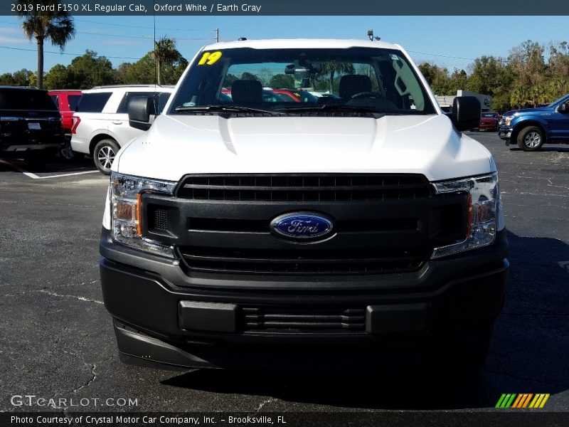 Oxford White / Earth Gray 2019 Ford F150 XL Regular Cab