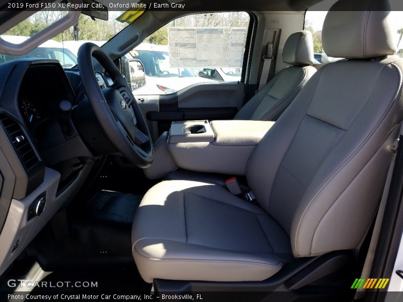 Oxford White / Earth Gray 2019 Ford F150 XL Regular Cab