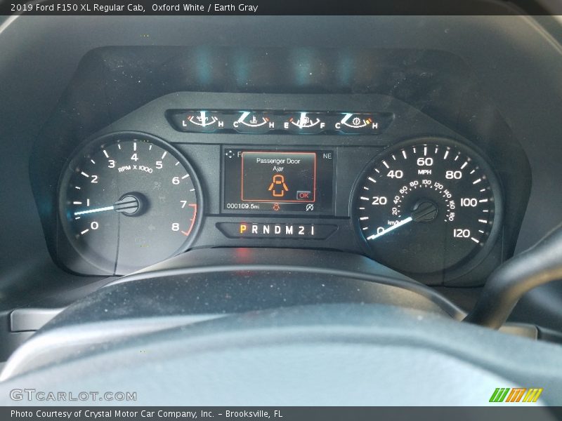 Oxford White / Earth Gray 2019 Ford F150 XL Regular Cab