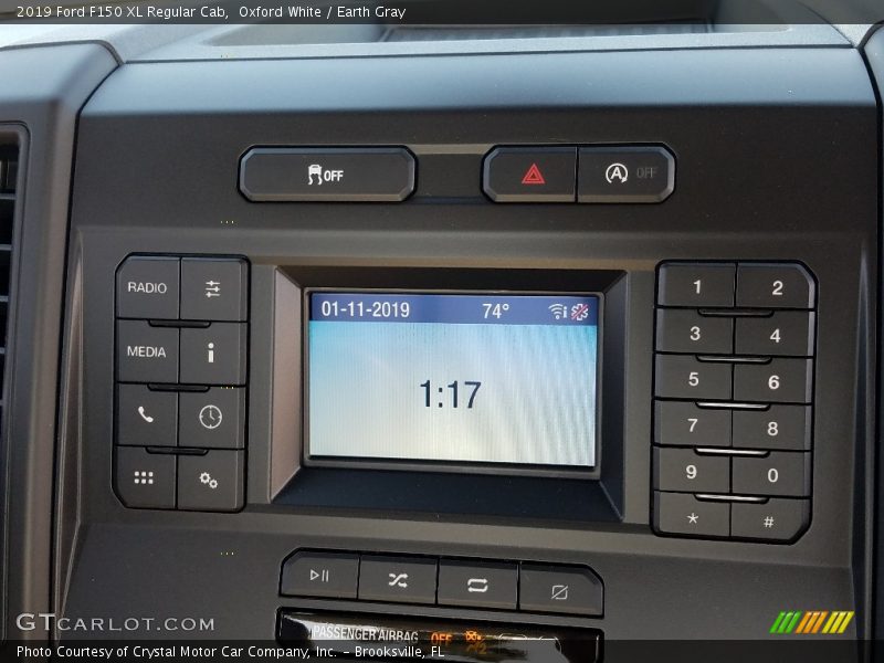 Oxford White / Earth Gray 2019 Ford F150 XL Regular Cab