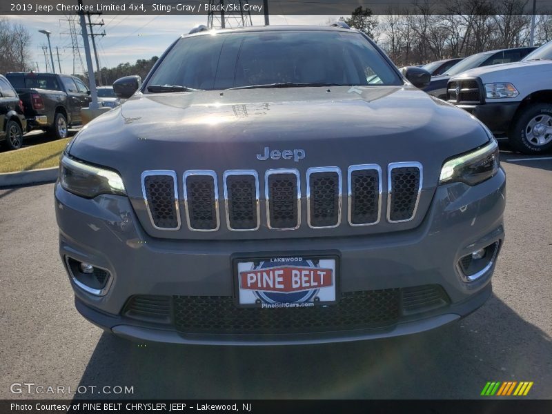 Sting-Gray / Black/Ski Grey 2019 Jeep Cherokee Limited 4x4