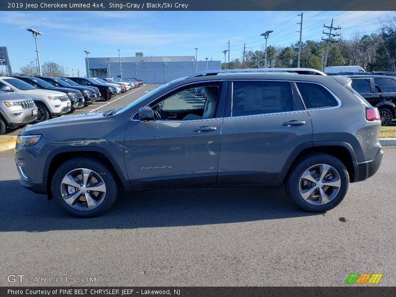 Sting-Gray / Black/Ski Grey 2019 Jeep Cherokee Limited 4x4