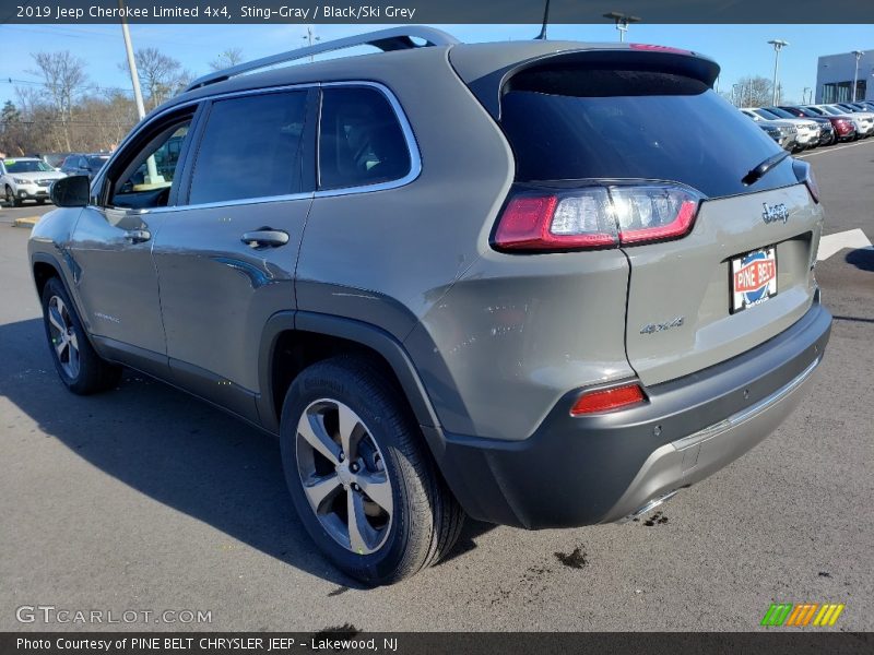 Sting-Gray / Black/Ski Grey 2019 Jeep Cherokee Limited 4x4