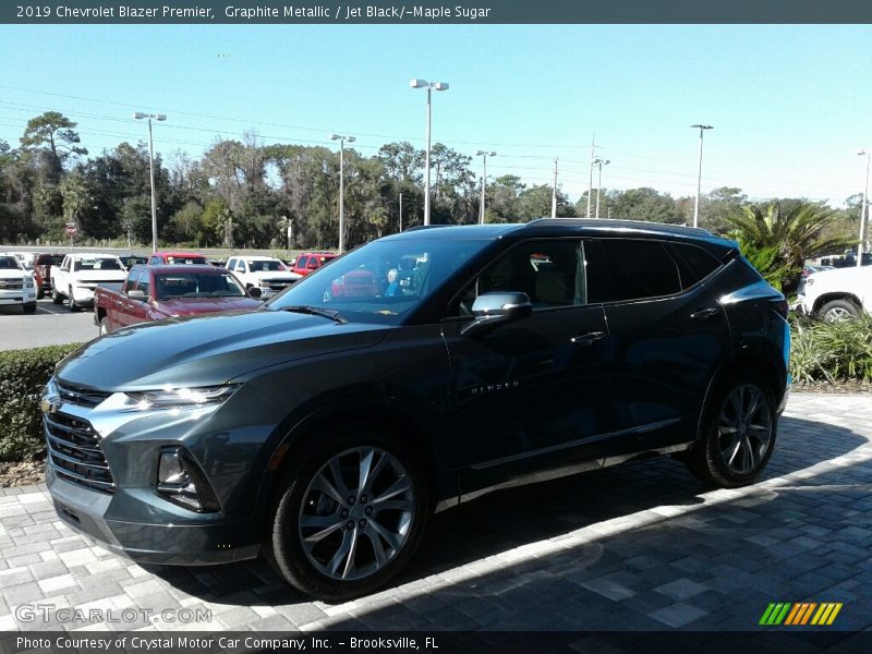 Graphite Metallic / Jet Black/­Maple Sugar 2019 Chevrolet Blazer Premier