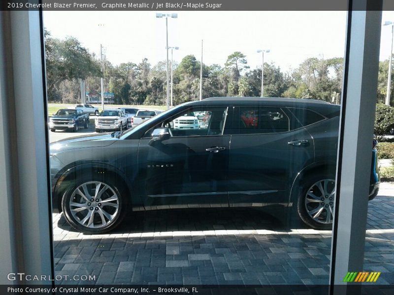 Graphite Metallic / Jet Black/­Maple Sugar 2019 Chevrolet Blazer Premier