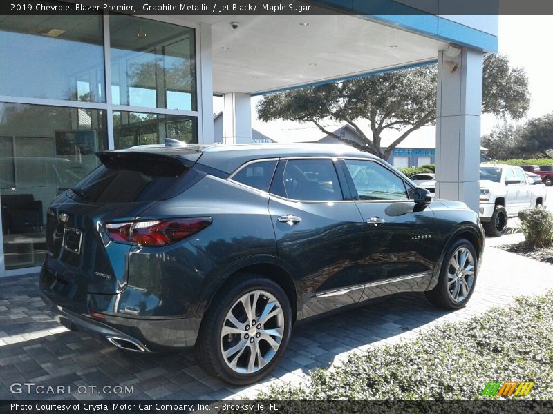 Graphite Metallic / Jet Black/­Maple Sugar 2019 Chevrolet Blazer Premier