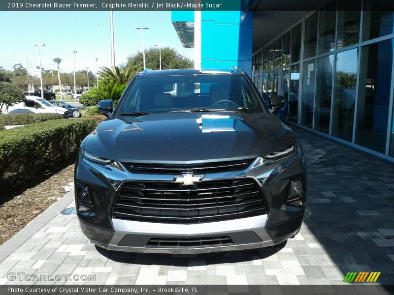 Graphite Metallic / Jet Black/­Maple Sugar 2019 Chevrolet Blazer Premier