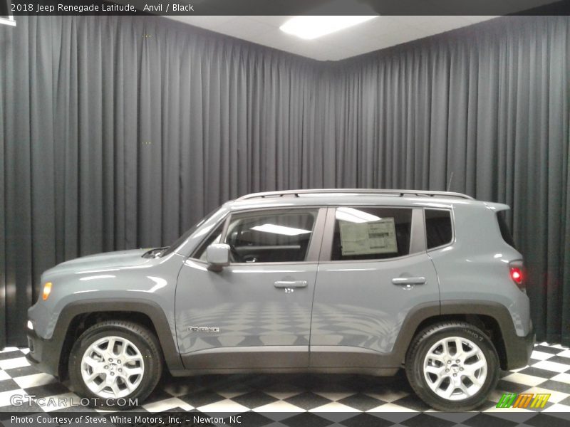 Anvil / Black 2018 Jeep Renegade Latitude