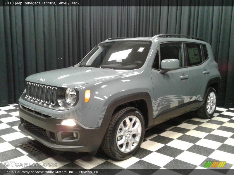 Anvil / Black 2018 Jeep Renegade Latitude