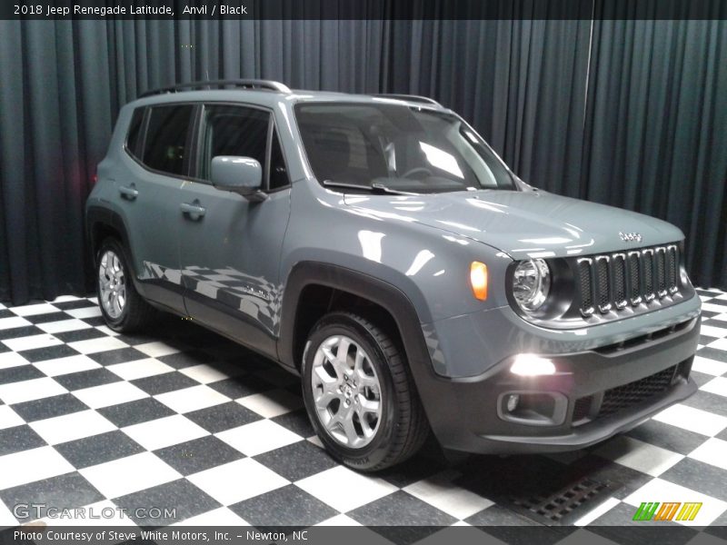 Anvil / Black 2018 Jeep Renegade Latitude
