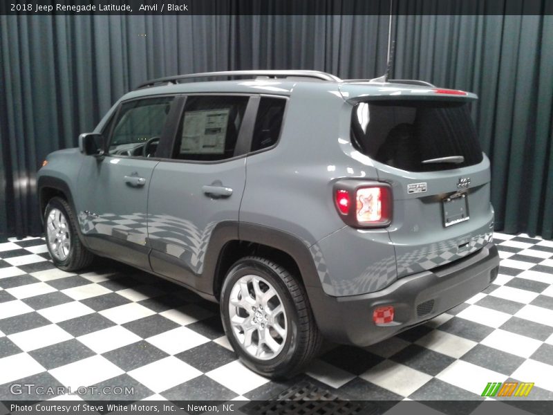 Anvil / Black 2018 Jeep Renegade Latitude