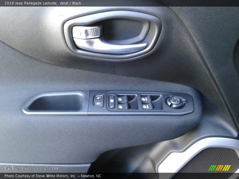 Anvil / Black 2018 Jeep Renegade Latitude
