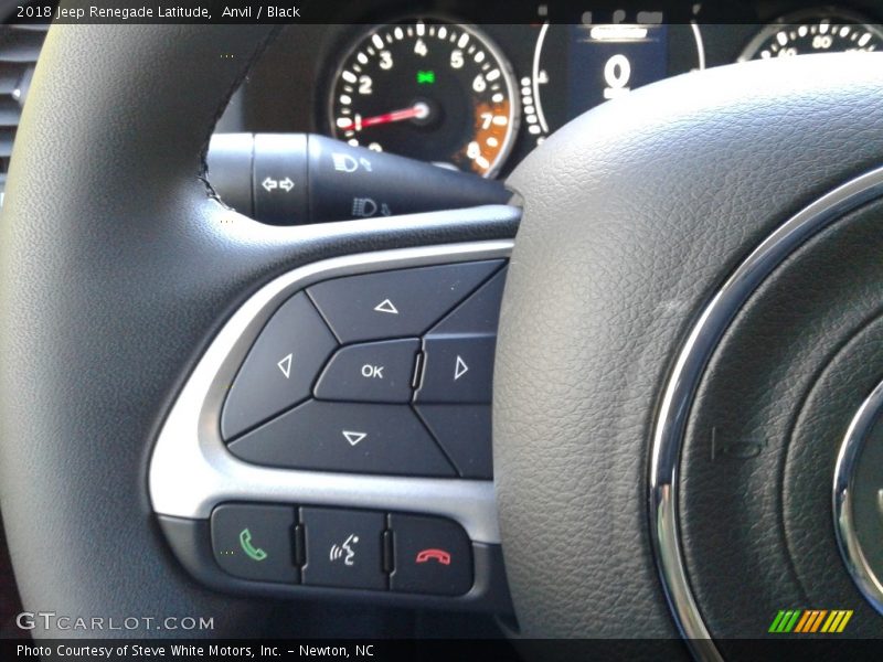 Anvil / Black 2018 Jeep Renegade Latitude