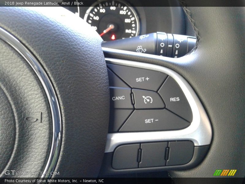 Anvil / Black 2018 Jeep Renegade Latitude