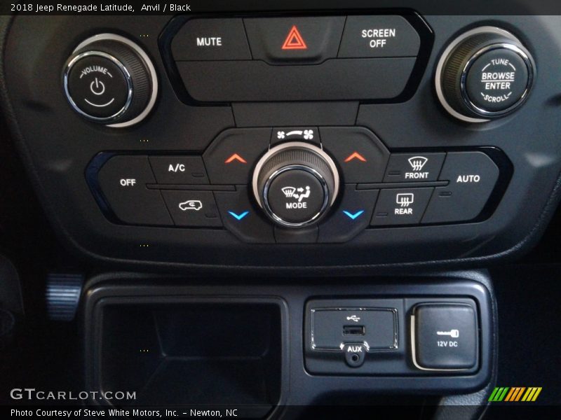 Anvil / Black 2018 Jeep Renegade Latitude