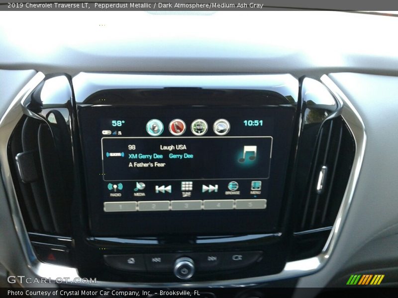 Pepperdust Metallic / Dark Atmosphere/Medium Ash Gray 2019 Chevrolet Traverse LT