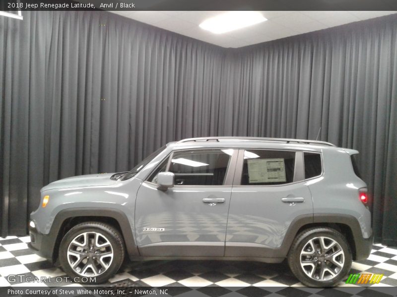 Anvil / Black 2018 Jeep Renegade Latitude