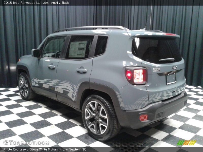 Anvil / Black 2018 Jeep Renegade Latitude