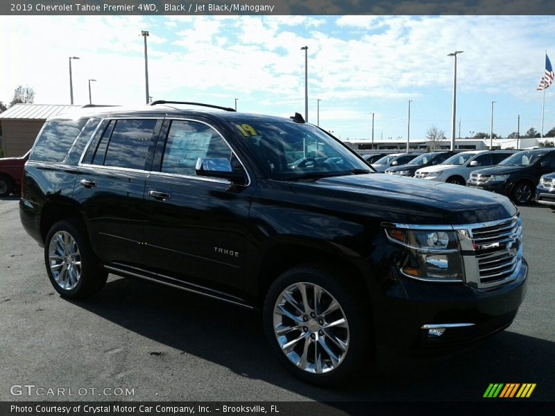 Black / Jet Black/Mahogany 2019 Chevrolet Tahoe Premier 4WD