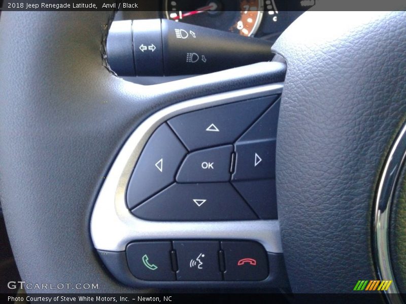 Anvil / Black 2018 Jeep Renegade Latitude
