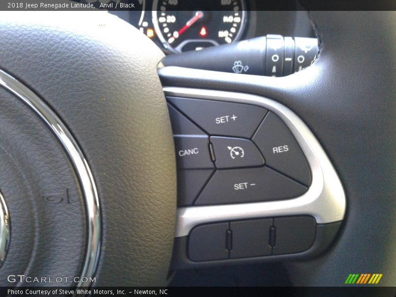 Anvil / Black 2018 Jeep Renegade Latitude