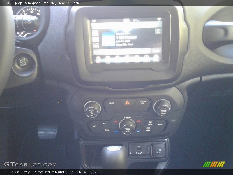 Anvil / Black 2018 Jeep Renegade Latitude