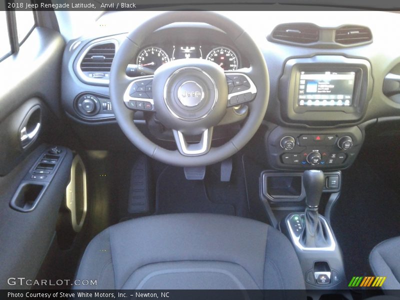 Anvil / Black 2018 Jeep Renegade Latitude