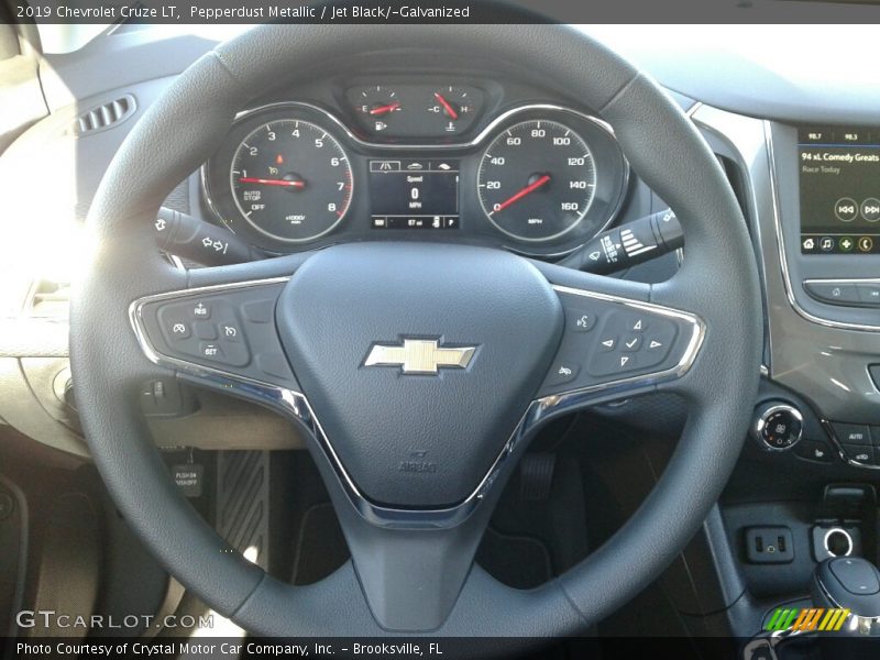 Pepperdust Metallic / Jet Black/­Galvanized 2019 Chevrolet Cruze LT
