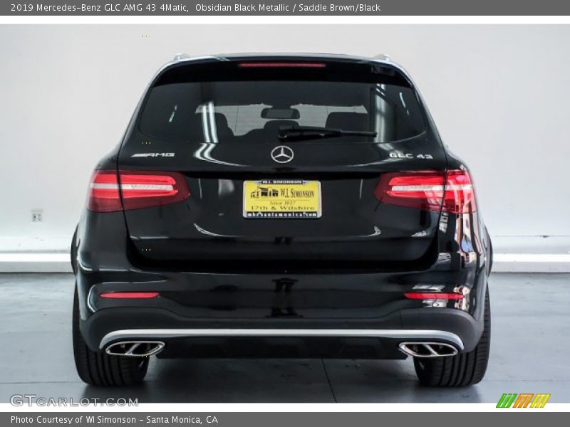 Obsidian Black Metallic / Saddle Brown/Black 2019 Mercedes-Benz GLC AMG 43 4Matic