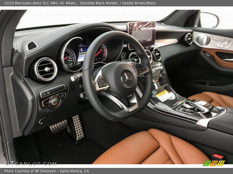 Obsidian Black Metallic / Saddle Brown/Black 2019 Mercedes-Benz GLC AMG 43 4Matic