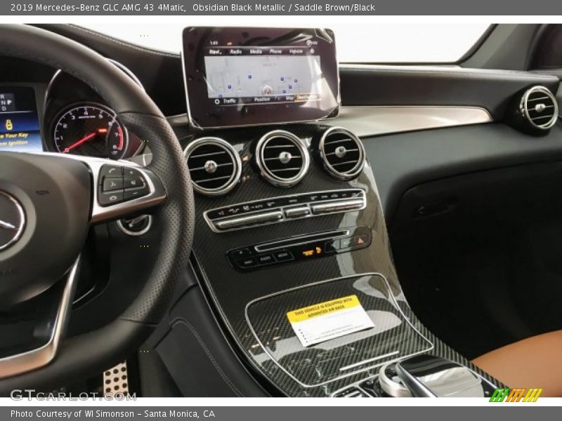 Obsidian Black Metallic / Saddle Brown/Black 2019 Mercedes-Benz GLC AMG 43 4Matic