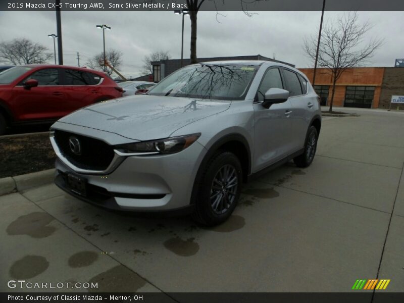 Sonic Silver Metallic / Black 2019 Mazda CX-5 Touring AWD