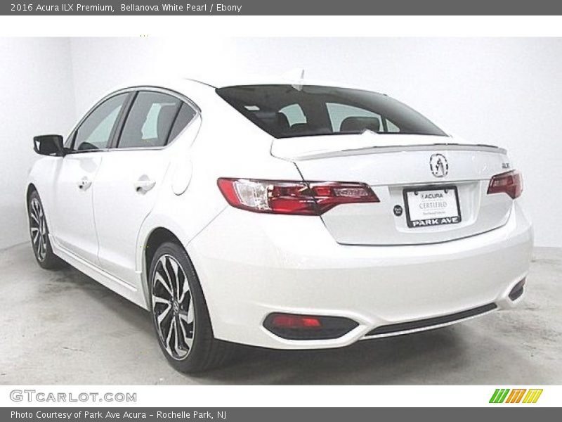Bellanova White Pearl / Ebony 2016 Acura ILX Premium