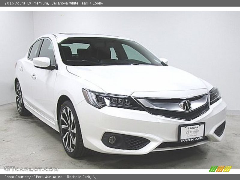 Bellanova White Pearl / Ebony 2016 Acura ILX Premium