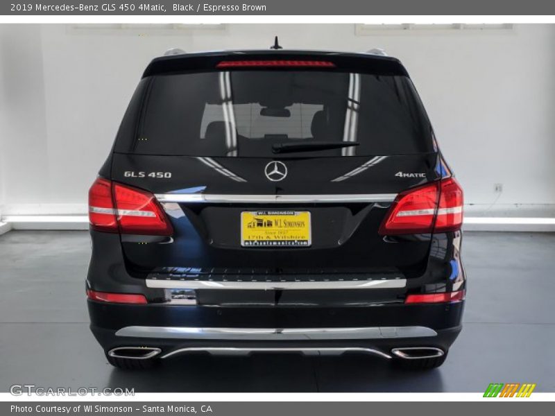 Black / Espresso Brown 2019 Mercedes-Benz GLS 450 4Matic