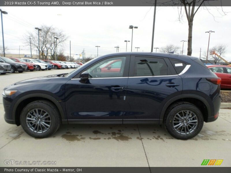 Deep Crystal Blue Mica / Black 2019 Mazda CX-5 Touring AWD