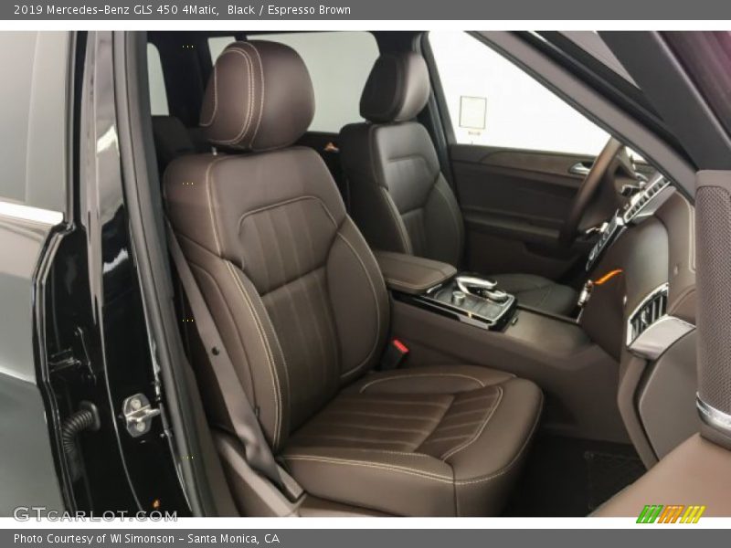  2019 GLS 450 4Matic Espresso Brown Interior